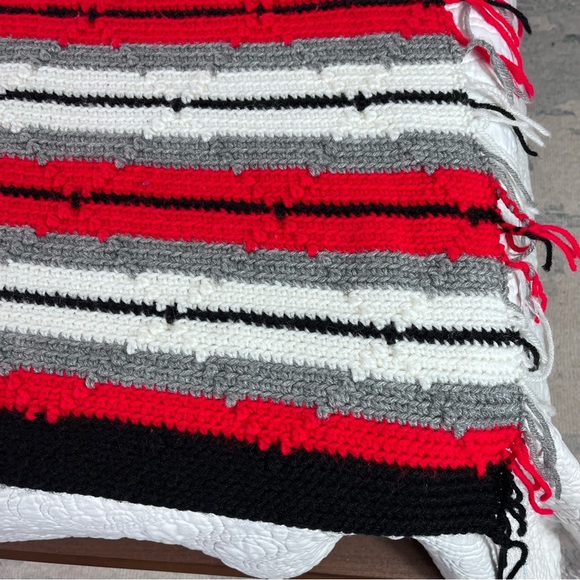 handmade throw blanket Colorful/texture - Picture 8 of 8
